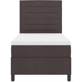  Okvir kreveta s madracem Tamnosmeđi Tkanina 90 x 200 cm Madrac | shoptok.hr