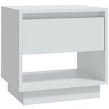 Furnova Nočna omarica bela 45x34x44 cm iverna plošča, (21927227) | Shoptok.si