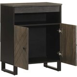  Komoda crna 60x33x75 cm Puno drvo Mango | shoptok.hr