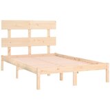  Okvir za krevet od masivnog drva 120 x 190 cm mali bračni | shoptok.hr