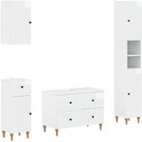  Set kupaonskih ormara od 4 dijela ALKMAAR Bijela visokog sjaja | shoptok.hr
