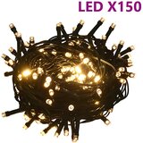  60-dijelni set božićnih kuglica s vrhom 150 LED bijelo-sivi | shoptok.hr