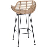  Barski stolac 2 pcs 55 x 52 x 92 cm Ratan i čelik | Eponuda.ba