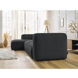 Bobochic Paris Tamno siva kutna garnitura od bouclé tkanine (s lijevim kutom) Zephyr – | shoptok.hr