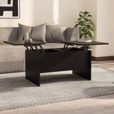  Stolić za kavu crni 80x50x42,5 cm od konstruiranog drva | shoptok.hr
