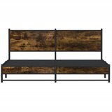  Metalni okvir kreveta bez madraca boja hrasta 183x213 cm | shoptok.hr