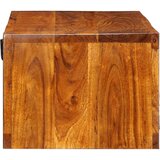 vidaXL Zidni TV ormarić Višebojni 100x30x22 Puno drvo bagrem | shoptok.hr