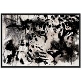  Slika - Cat\'s Look (1 Part) Wide 60x40 U crnom drvenom okviru | shoptok.hr