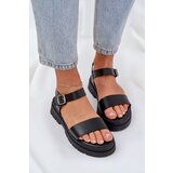 PS1 Women's Platform Sandals Black Evaretha Cene