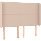 Maison Chic vzglavna omarica - nočna omarica - posteljna omarica z ušesi kapučino 147x16x118/128 cm umetno usnje, (21708524) Cene