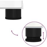 vidaXL Komplet pohištva za kopalnico 2 pcs Bela z visokim sijajem | Shoptok.si