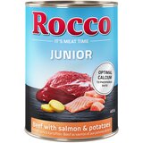 Rocco Varčno pakiranje Junior 24 x 400 g - Govedina z lososom & krompirjem | Shoptok.si
