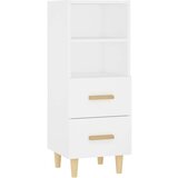  Komoda bela 34,5x34x90 cm konstruiran les, (20653977) | Shoptok.si