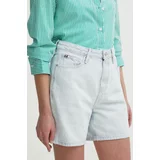 Tommy Hilfiger Traper kratke hlače za žene, bez uzorka, visoki struk, WW0WW41328