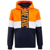 WE Fashion Majica mornarska / oranžna / bela | Shoptok.si