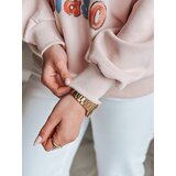 DStreet Bluza damska oversize z nadrukiem LALA VIBE różowa | Shoptok.si