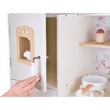 Kinder Home Dječja drvena kuhinja – vintage model s elektroničkim pločama, svjetlima, zvukovima i sudoperom s tekućom vodom, 91 × 31 × 90 cm | shoptok.hr