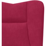  Fotelja Vinska crvena 63 x 67 x 94 cm Baršun | shoptok.hr