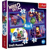 Trefl 4in1 Puzzle Set - Inside Out 2 - 1 set. Cene