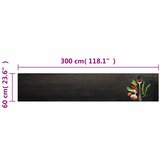  Kuhinjski tepih perivi s uzorkom začina 60 x 300 cm baršunasti | shoptok.hr