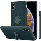 Cadorabo Ohišje, združljiv z Apple v tekoči zeleni barvi - zaščitni pokrov iz fleksibilnega silikona TPU z obročem, (20590146) Cene