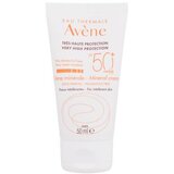 Avene Sun Mineral Cream SPF50+ vodootporna mineralna krema za lice za zaštitu od sunca 50 ml unisex | shoptok.hr