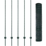 Euro ograda s postom 10 x 1,4 m Čelik premazan PVC-om Zelena | shoptok.hr