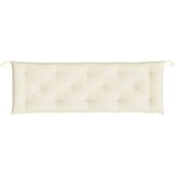  Jastuk za vrtnu klupu krem bijeli 150x50x7 cm od tkanine Oxford | shoptok.hr