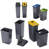 Probbax Robusten zbiralnik surovin, 60 l, sive barve | Shoptok.si