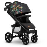 Lionelo Dječja kolica ANNET PLUS crna DREAMIN + zaštita za noge, od komaraca, (5903771702904) | shoptok.hr