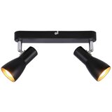 Candellux Lighting Mat crna stropna svjetiljka s metalnim sjenilom 36x6 cm Picardo – | shoptok.hr
