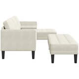  Set sofe s jastukom 2 pcs Krema Poliester | shoptok.hr