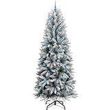 vidaXL Umjetno božićno drvce s stalakom Bijelo 93 x 93 x 240 cm | shoptok.hr