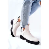 Kesi Zippered shoes white Corano