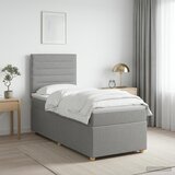  LED okvir za krevet s madracem 90 x 190 cm Tkanina | shoptok.hr