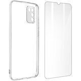 AVIZAR popolna 360° zašcita - transparent soft case kaljeno steklo za samsung galaxy A02s, (20717911) | Shoptok.si