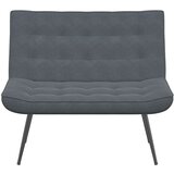  Klupa tamnosiva 110x74x84 cm baršunasta | shoptok.hr