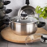 Altom design lonac od nehrđajućeg čelika sa staklenim poklopcem Emilio 3,2 L | shoptok.hr