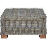  Stolić za kavu GENDT Prirodni ratan Kubu siva 67 x 60 x 30 cm Slike