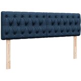  Otomanski okvir kreveta s madracem plavi 140x200cm od tkanine | shoptok.hr
