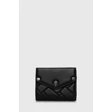 Kurt Geiger London Usnjena denarnica ženski, črna barva