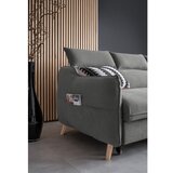Miuform Svijetlo siva baršunasta sklopiva kutna garnitura (s desnim kutom) Sweet Harmony – | shoptok.hr