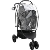 vidaXL Sklopiva kolica za kućne ljubimce Crna 78 x 54 x 101 cm | shoptok.hr