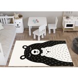 Vitaus Črno-bela pralna otroška preproga 100x160 cm Bear Family v2 – | Shoptok.si