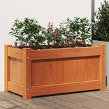  Vrtna sadilica voštano smeđe boje 60 x 31 x 31 cm od borovine | shoptok.hr