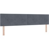 Box Spring Krevet s Madracem Tamno Siva 200x200 cm Baršun | shoptok.hr