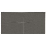  Stranska stena zabavnega šotora 2 pcs Antracit 400 x 195 cm, (5000218847) | Shoptok.si