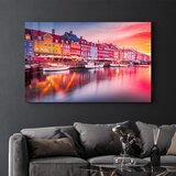 WALLXPERT Dekorativna slika na kaljenom staklu, 46x72cm, Šarena Cijene