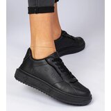 Gemre Black sports eco-leather sneakers Lavilia Cijene