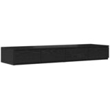  Ladice za krevet s ladicama Crni hrast 120 x 36,5 x 16,5 cm | Eponuda.com